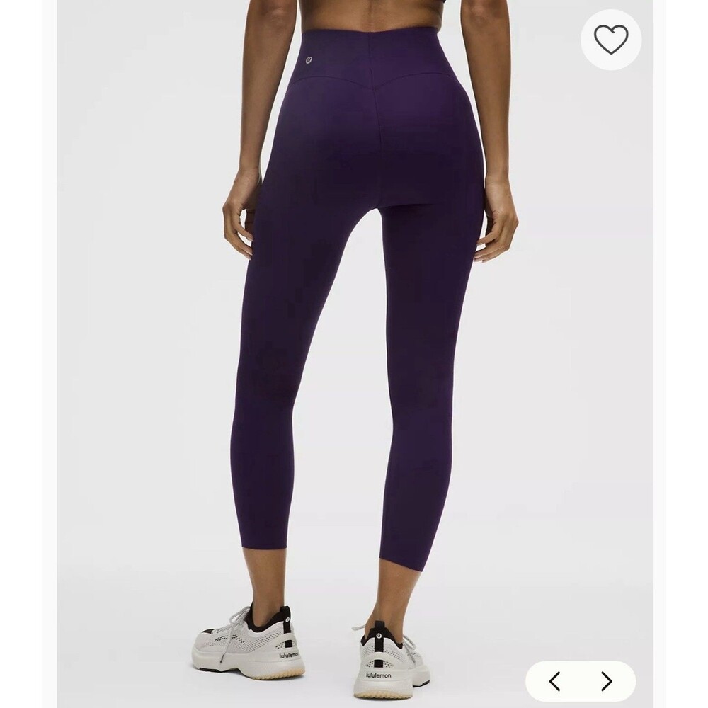 Lululemon Glow Up Super-High-Rise Tight 25" Dark Court Purple Size 8 NWT $118